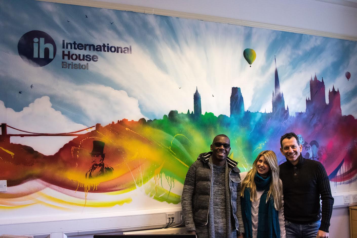 mural at International House Bristol