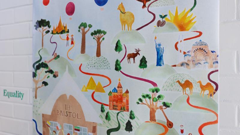 IHB poster in QA lobby