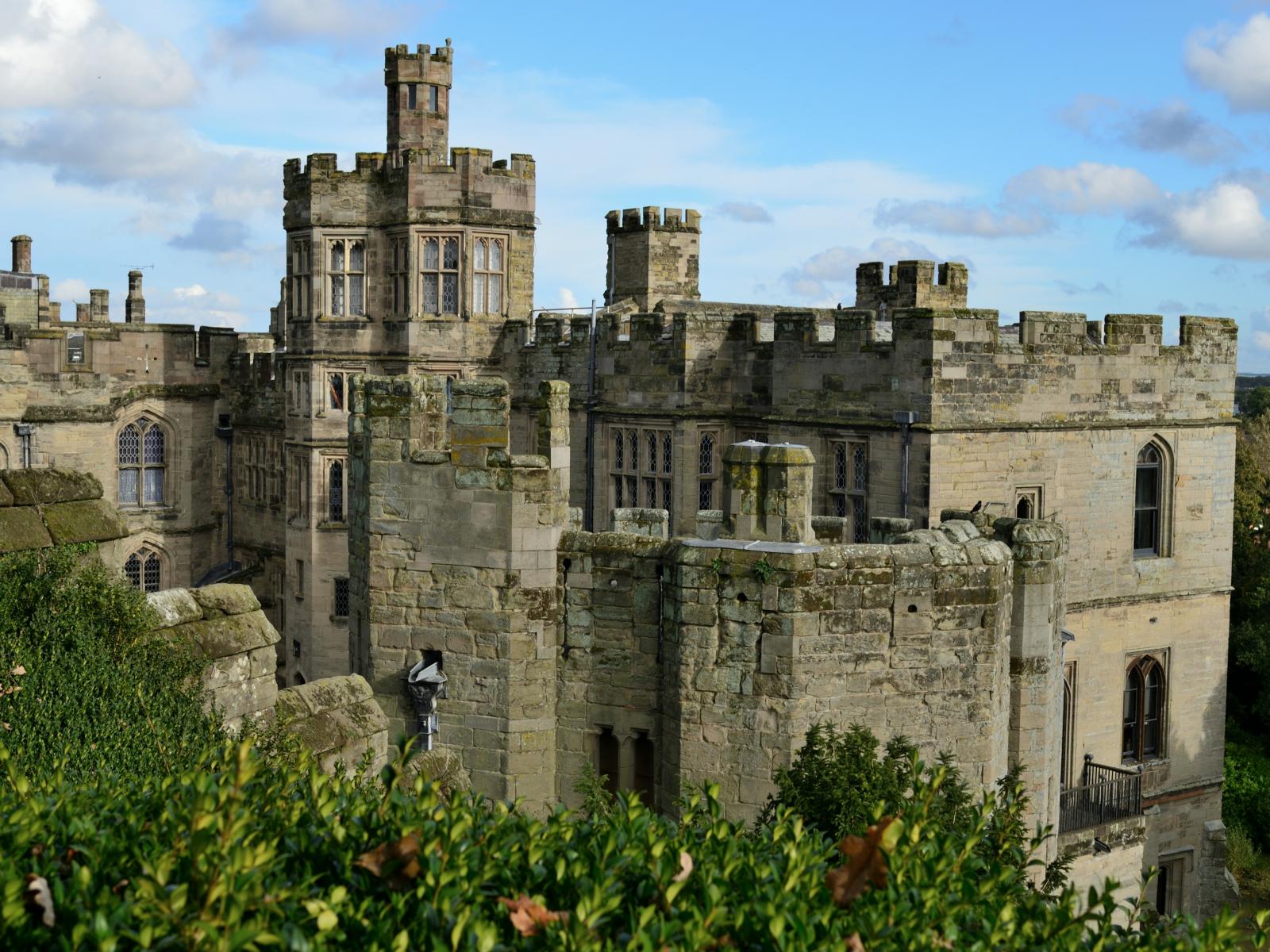 Warwick Castle image from afar 