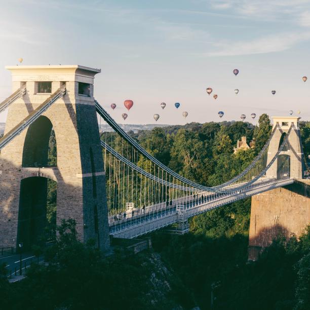 Clifton Suspension Bridge Balloons